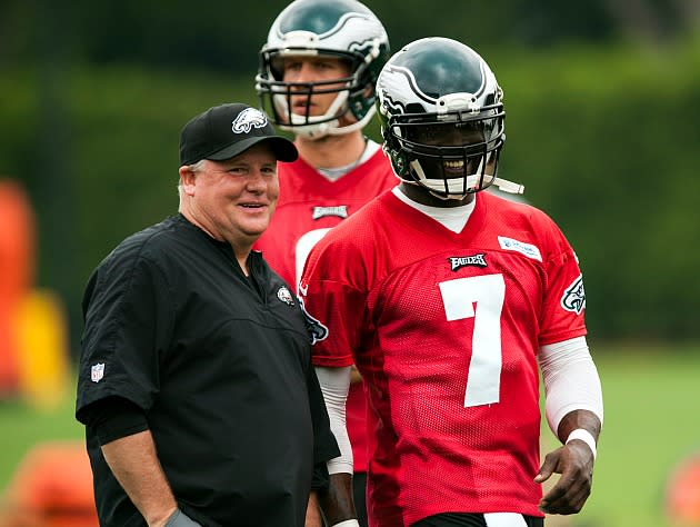 Michael Vick wants to start, and that's not going to happen in Philadelphia