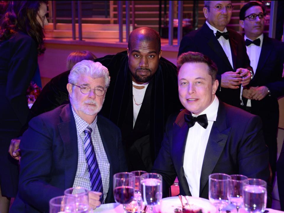 Kanye West Elon Musk George Lucas