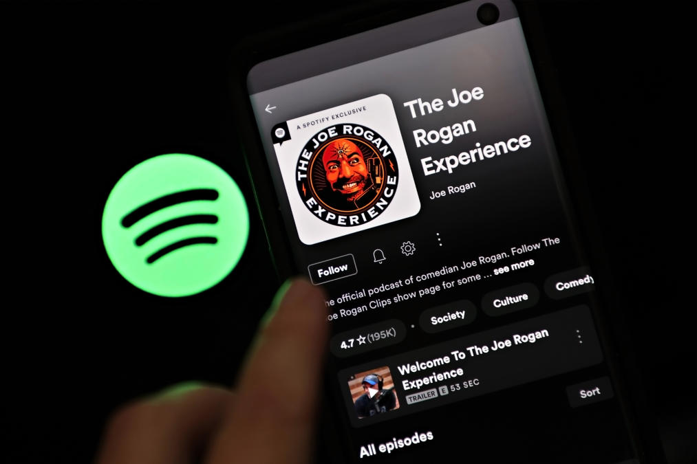 A lição de mercado no Spotify, drama de Joe Rogan: Morning Brief