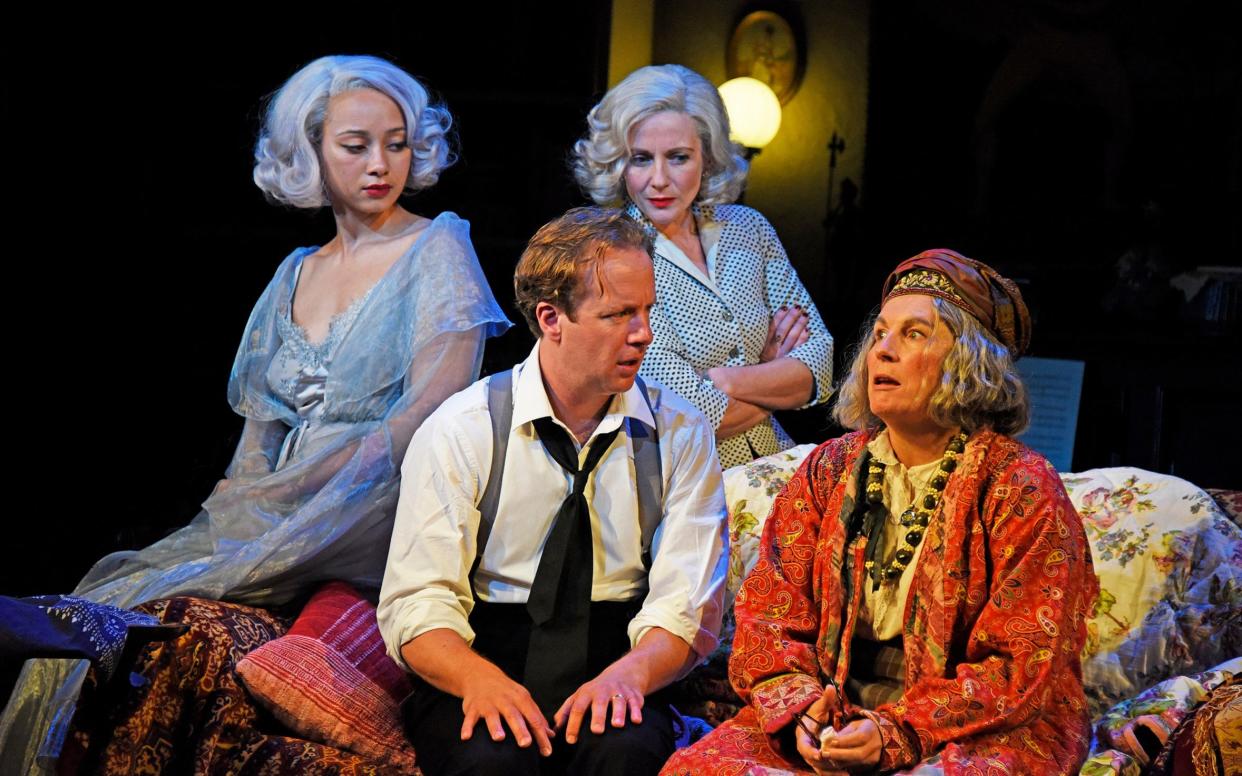 Jennifer Saunders (right) in Blithe Spirit - Copyright Â©NOBBY CLARK nobby@nobbyclark.co.uk