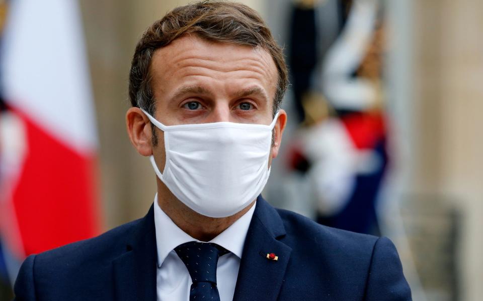 French president Emmanuel Macron is set to address the French public - Chesnot/Getty Images Europe 