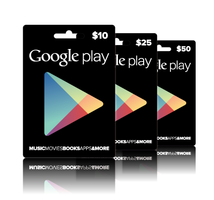 Google Play gift cards