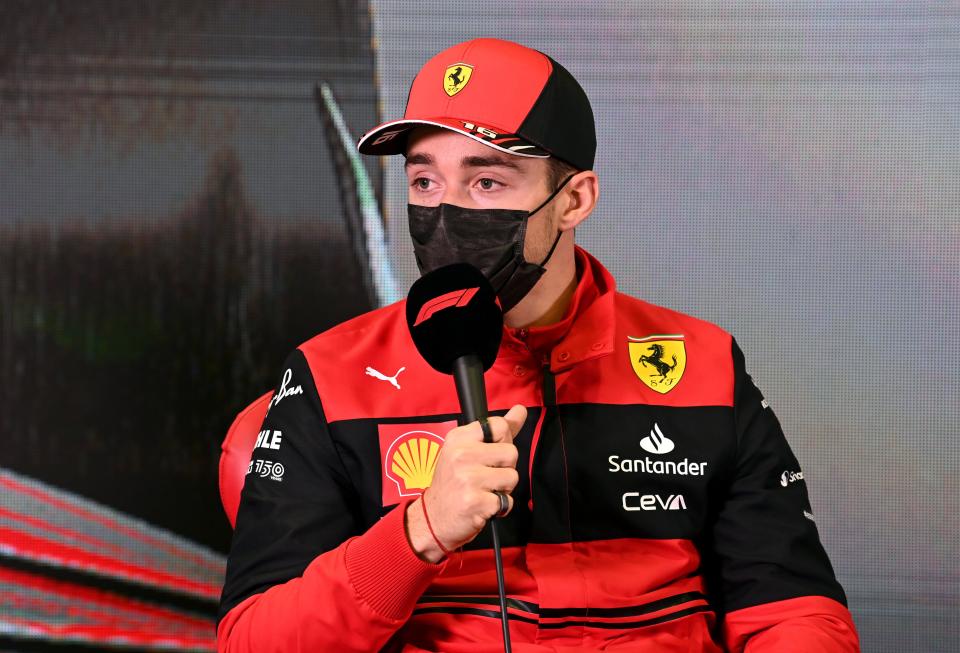 Charles Leclerc was speaking at the pre-season test in Barcelona. (Getty Images)