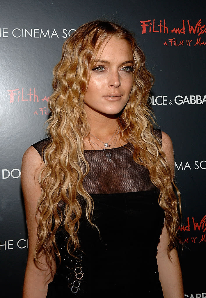 Filth and Wisdom NY premiere 2008 Lindsay Lohan