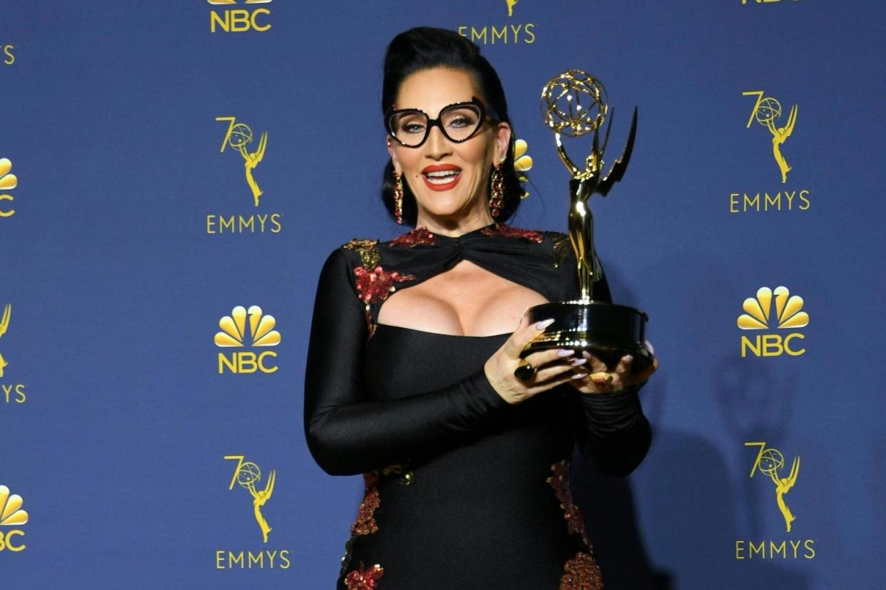 Shantay, you stay: Michelle Visage at the Emmy Awards earlier this week: AFP/Getty Images