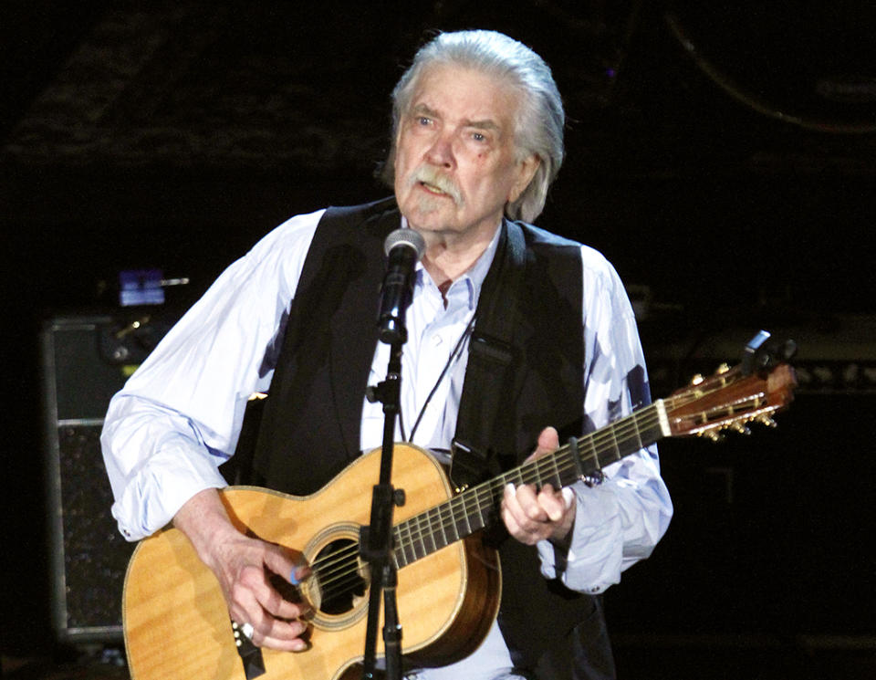 Guy Clark was a Grammy-winning Texas country and folk singer, musician, and songwriter whose songs were recorded by Johnny Cash, Vince Gill, Ricky Skaggs, Brad Paisley, John Denver, Alan Jackson, Rodney Crowell, Kenny Chesney, and many others. He died May 17 after a long battle with lymphoma. He was 74. (Photo: Getty Images)