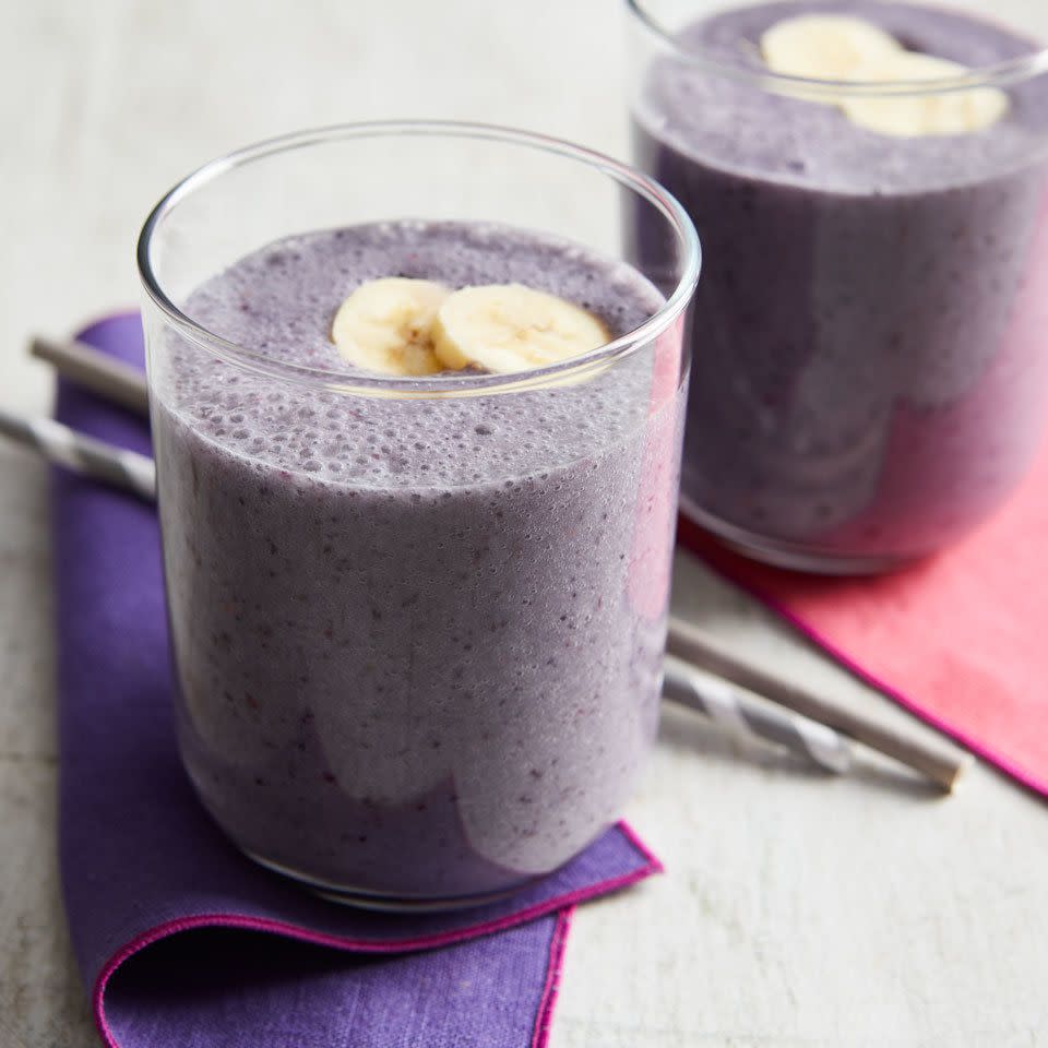 <p>Sneak in your veggies with a smoothie every morning. Riced cauliflower adds thickness and creaminess to a subtly sweet cauliflower smoothie that features the fruity flavors of bananas and berries at the forefront. <a href="https://www.eatingwell.com/recipe/265882/berry-banana-cauliflower-smoothie/" rel="nofollow noopener" target="_blank" data-ylk="slk:View Recipe;elm:context_link;itc:0;sec:content-canvas" class="link ">View Recipe</a></p>