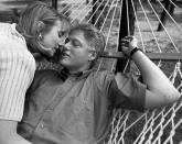 <p>The Clintons kiss at the Governor’s Mansion in Little Rock, Ark., 1992. (Photograph from “Harry Benson: Persons of Interest” by Harry Benson, published by powerHouse Books) </p>