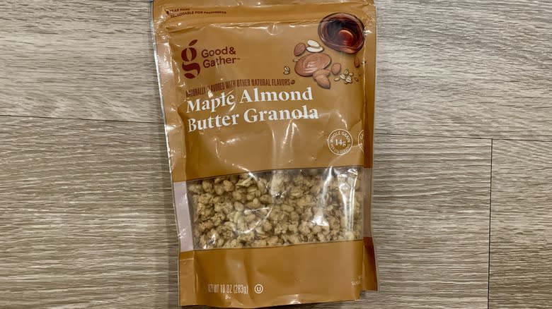 Target Maple Almond Butter Granola