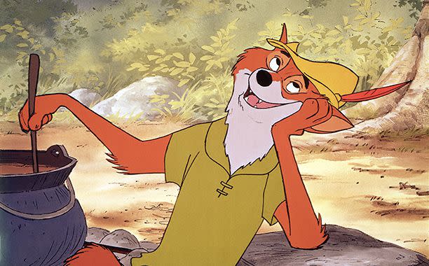 Courtesy Everett Collection Robin Hood (voice of Brian Bedford) in 'Robin Hood'