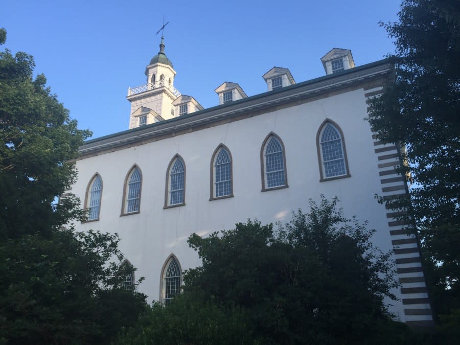 The historic Kirtland Temple in Ohio. The Church of Jesus Christ of Latter-day Saints announced the purchase of the temple from the Community of Christ on Tuesday, Mar. 5, 2024. (Courtesy of The Church of Jesus Christ of Latter-day Saints)