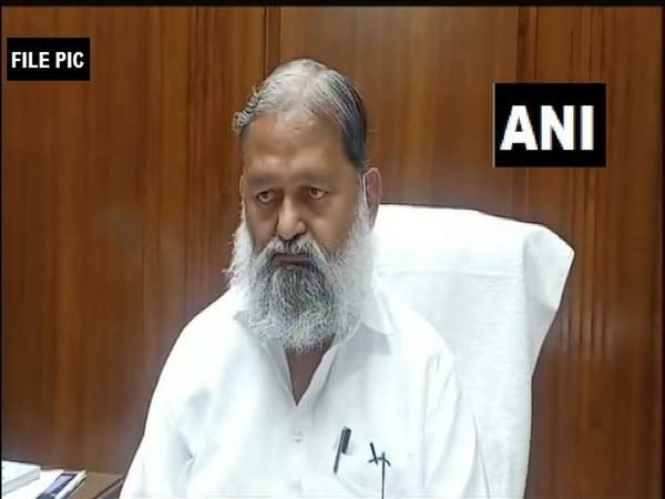 Haryana Health Minister Anil Vij (File Photo/ANI)