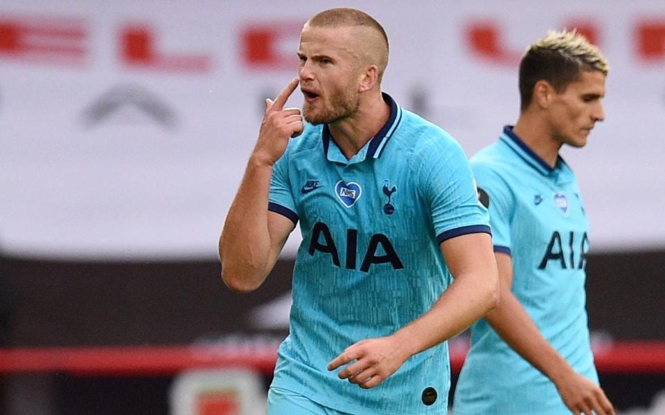 Dier in action against Sheffield United last week - reuters