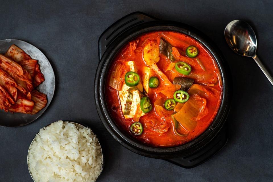 Kimchi stew at Baekjeong