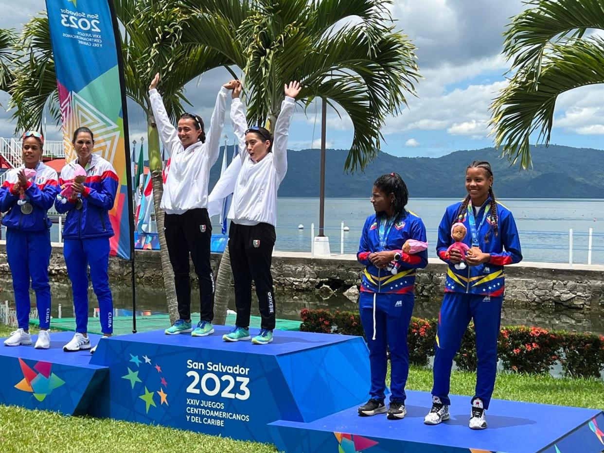 Las mexicanas ganaron la medalla de oro en Juegos Centroamericanos y del Carbe (Captura de pantalla Twitter @CONADE)