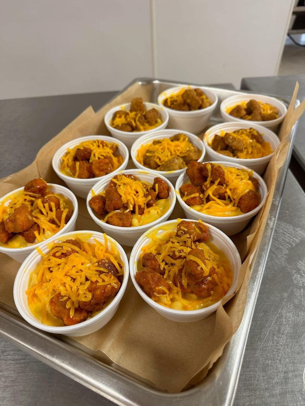 Cleveland County Schools has added several new menu items this school year, including is stuffed buffalo mac and cheese.