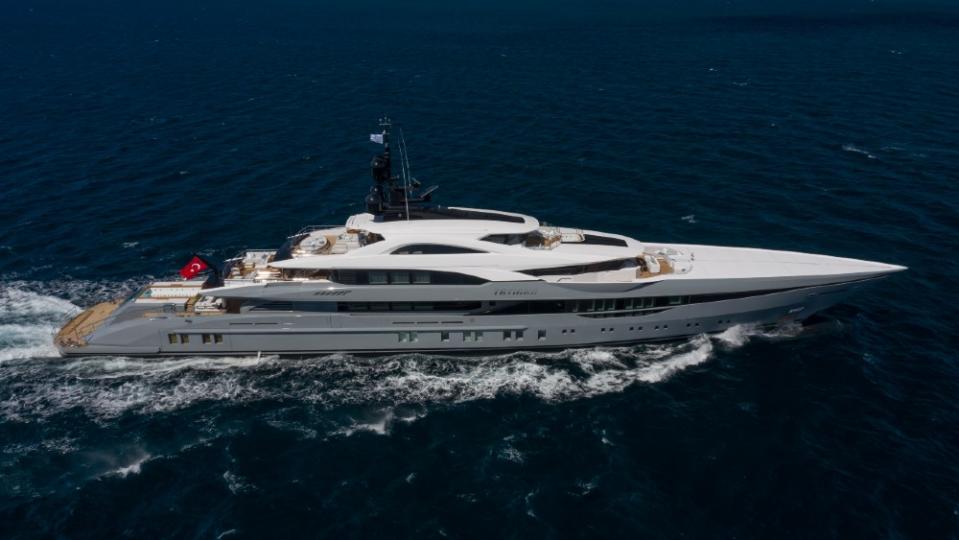 The 256-foot Tatiana is one of the best yachts to come out of Turkey ever.