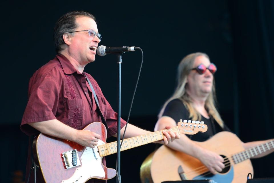 Milwaukee alternative band the Violent Femmes performed at Stage AE in 2015. At left is singer/guitarist Gordon Gano and at right is bassist Brian Ritchie. The band returns to Mr. Smalls Theatre this summer.