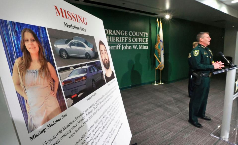 The grim find came hours after Orange County Sheriff’s Office said it was ‘confident’ teenager wa dead (Orlando Sentinel)