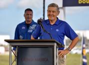 Prelaunch briefing for SpaceX Crew Dragon spacecraft in Cape Canaveral