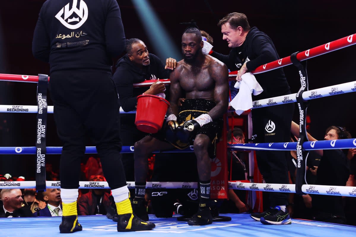 Deontay Wilder suffered a one-sided loss to Joseph Parker in Riyadh  (Getty Images)