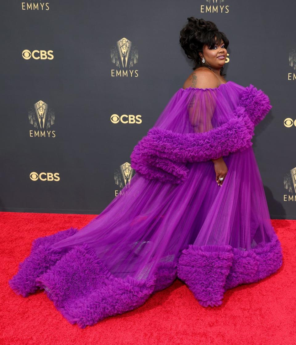 Nicole Byer at the 2021 Emmy Awards (Getty Images)