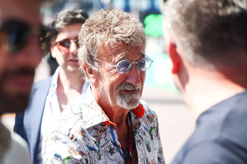 Eddie Jordan before qualifying at the Formula 1 Monaco Grand Prix