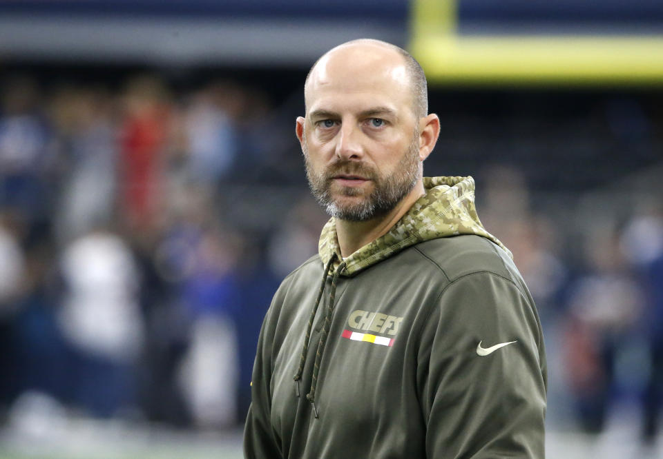 Matt Nagy will be hired as the Chicago Bears' new head coach. (AP)