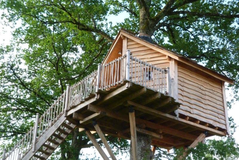 This panoramic treehouse&nbsp;provides a gorgeous view of the&nbsp;Corr&egrave;ze landscape, and provides and escape for those who want to see a&nbsp;quieter side of French life. <a href="https://www.tripadvisor.com/VacationRentalReview-g944464-d7310433-Le_jardin_de_Beyssin-Collonges_la_Rouge_Correze_Nouvelle_Aquitaine.html" target="_blank">Check it out</a>.&nbsp;