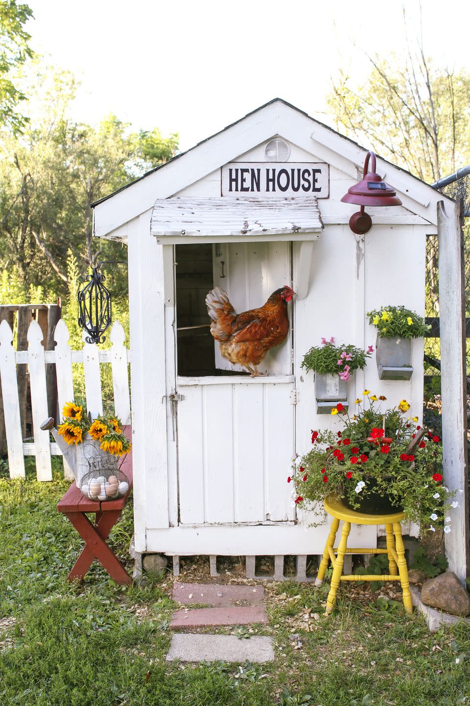 Childhood Playhouse Turned Chicken Coop