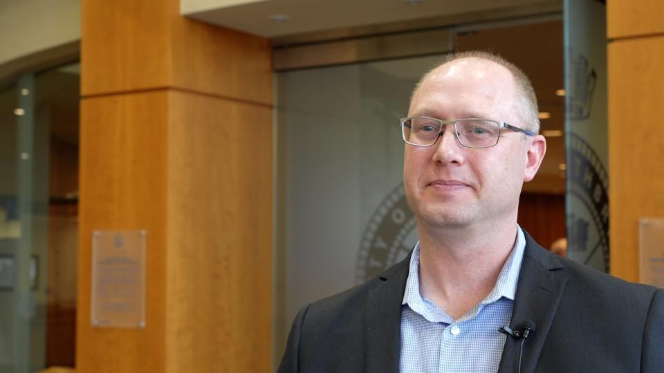 Mark Svenson, Manager of Engineering and Environment at the City of Lethbridge pictured at Lethbridge City Hall on April 11, 2024.  