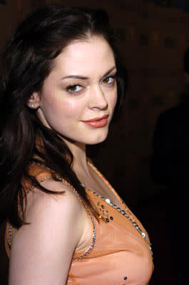 Rose McGowan at the Hollywood premiere of Fox Searchlight's I Heart Huckabees