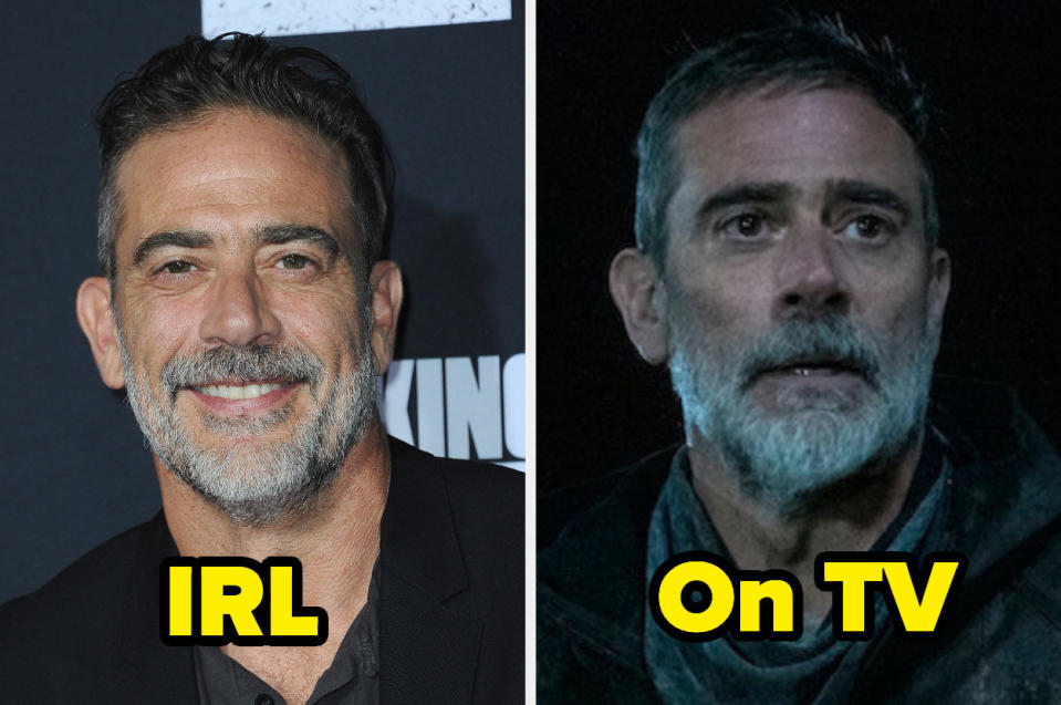 <div><p>"I love Jeffrey in pretty much everything he does, but his first episode as Negan completely ruined the show for me. I couldn’t watch after that...that just speaks to how great an actor he is."</p><p>—<a href="https://www.buzzfeed.com/ag415" rel="nofollow noopener" target="_blank" data-ylk="slk:Ag415;elm:context_link;itc:0;sec:content-canvas" class="link ">Ag415</a></p></div><span> Getty Images / AMC</span>