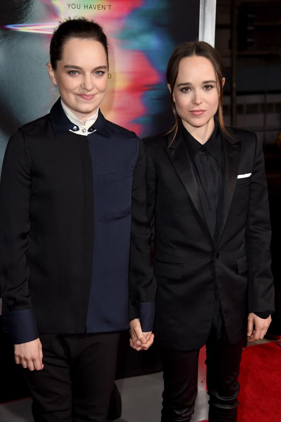 Ellen Page and Emma Portner (Credit: Getty)