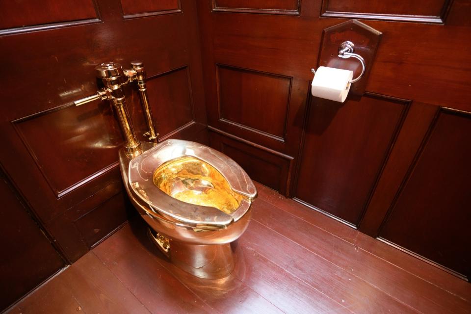 The toilet was open to public use at the palace on September 12: Getty Images