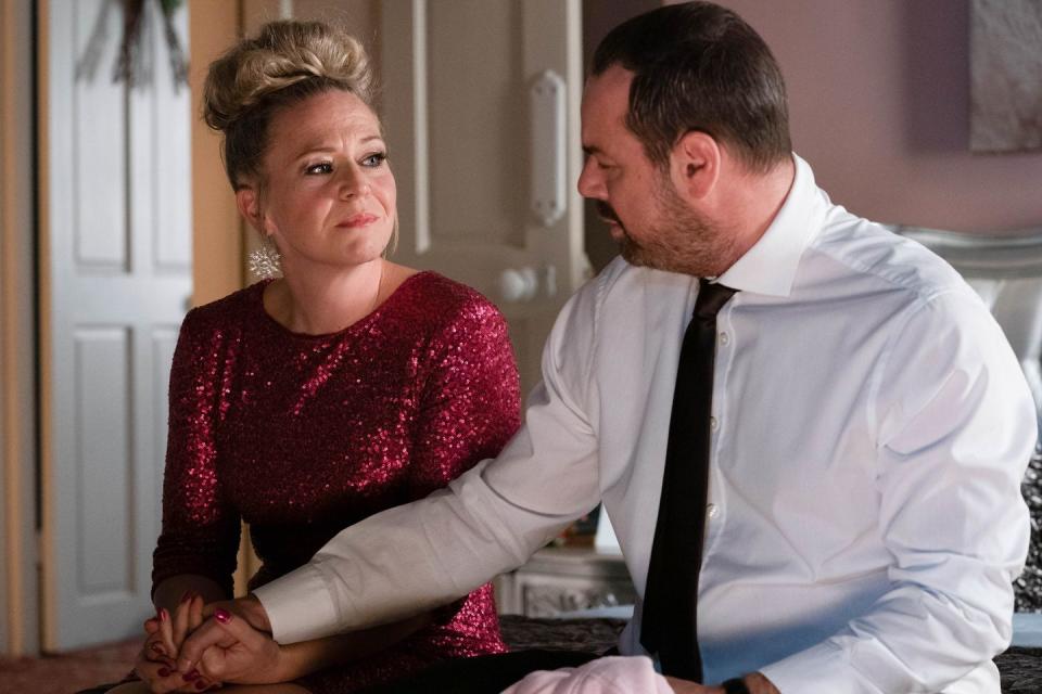 linda carter and mick carter in eastenders embargo 08122022 0000