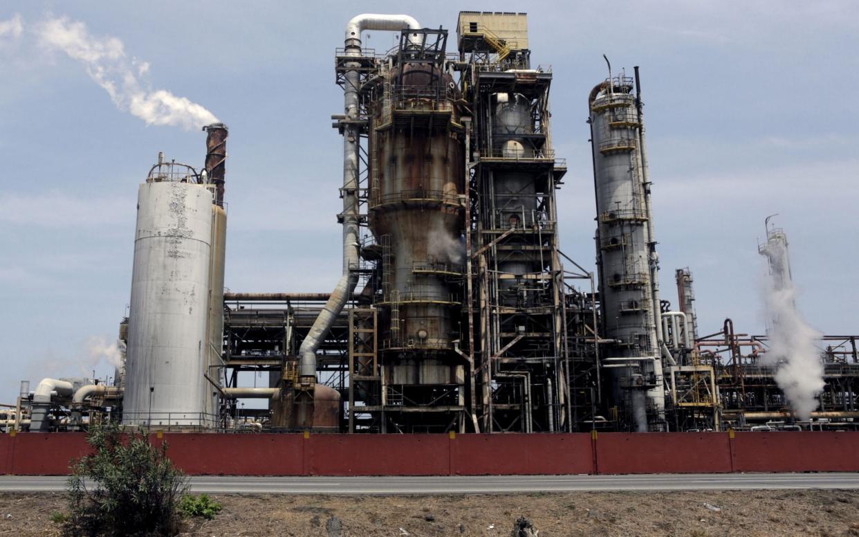 El Palito refinery - the closest to Caracas - located in Carabobo state