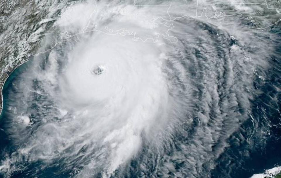 Hurricane Laura with 140 mph winds on Aug. 26, 2020. Credit: NOAA