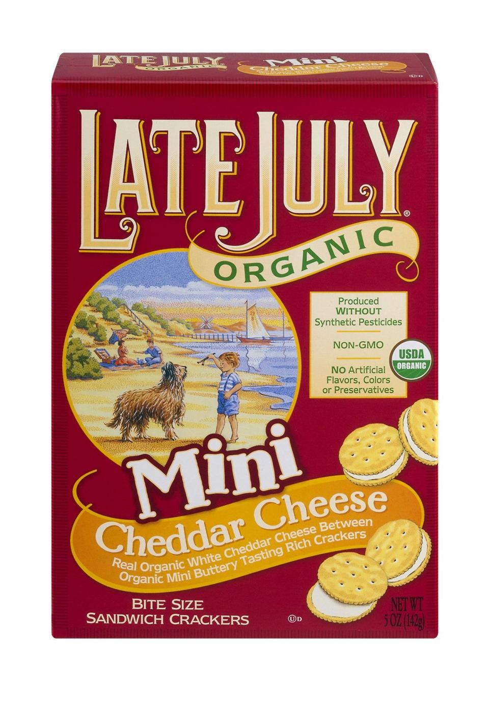 Late July Mini Cheddar Cheese Sandwiches