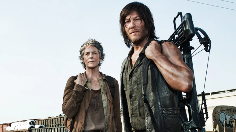 Melissa McBride and Norman Reedus