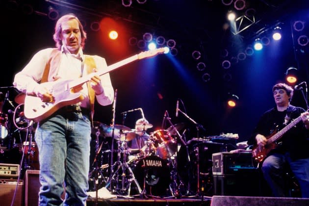 Photo of BAND and Jim WEIDER and Levon HELM and Rick DANKO - Credit: Brigitte Engl/Redferns/Getty Images