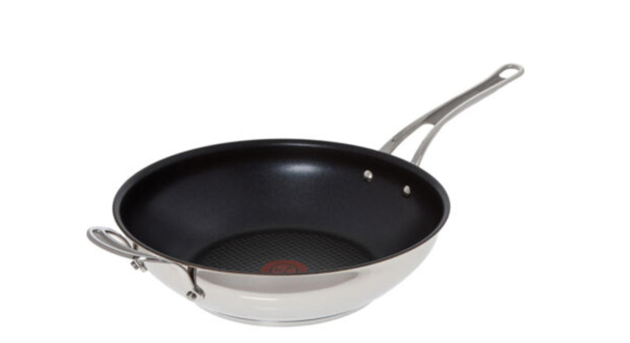 30cm Stainless Steel Induction Wok 
