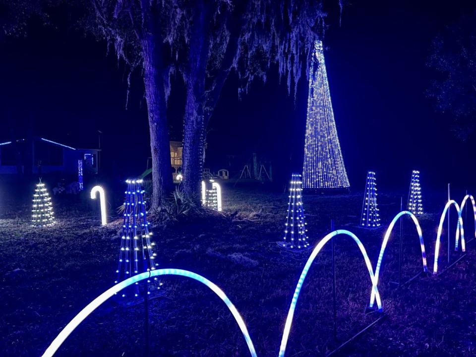 25,000 lights are in the Silcox show in Bryceville.