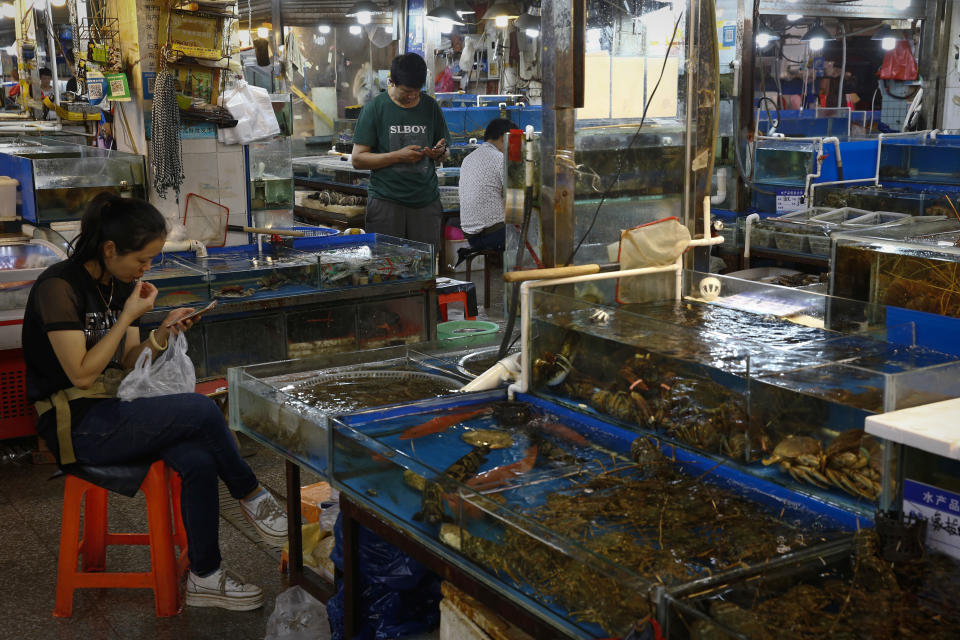 A fish market in china. (AP)