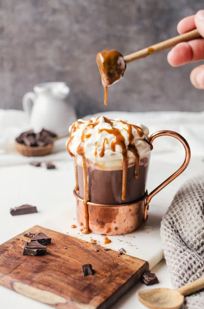 Bourbon Spiked Hot Chocolate