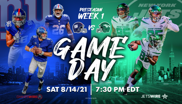 Jets vs. Giants live stream, time, viewing info for preseason game