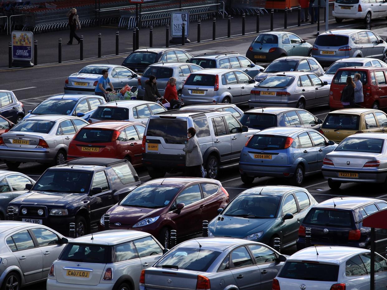 The victims were shaken but not injured after the attack in the supermarket car park  (Matt Cardy/Getty Images)