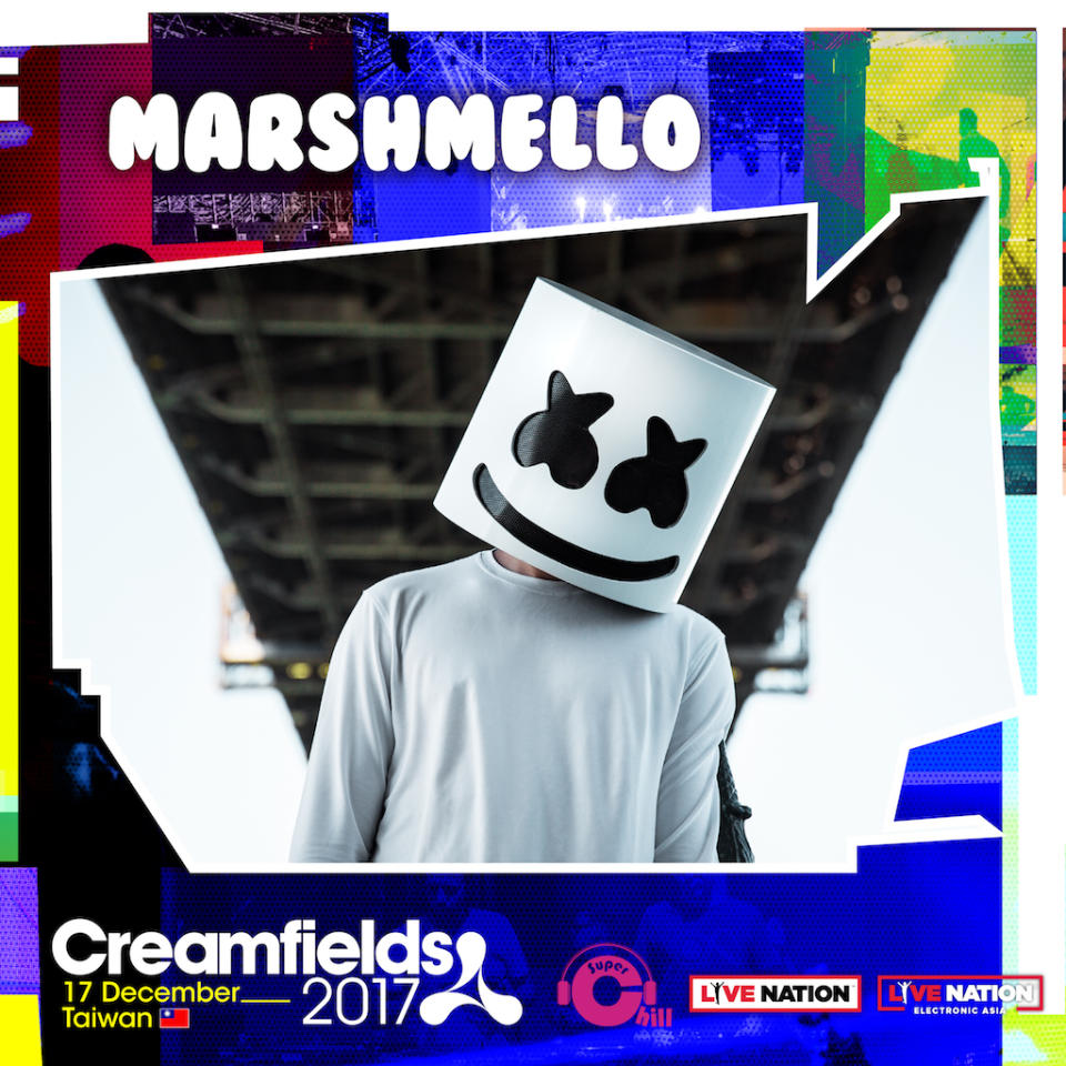 「Creamfields」「億」級豪華DJ陣容「Marshemllo」。 圖／Super Chill Events