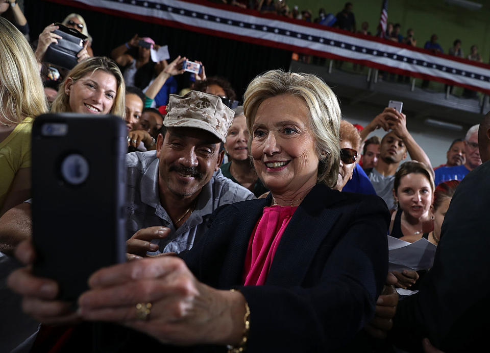 Hillary Clinton in Tampa, Fla.