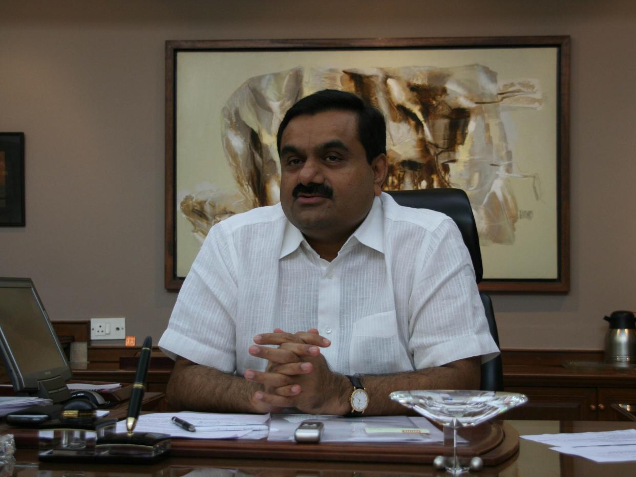 Chairman Of Adani Group Gautam Adani poses for a profile shoot during an interview on Jlu on July 19, 2010 in Ahmedabad, India.